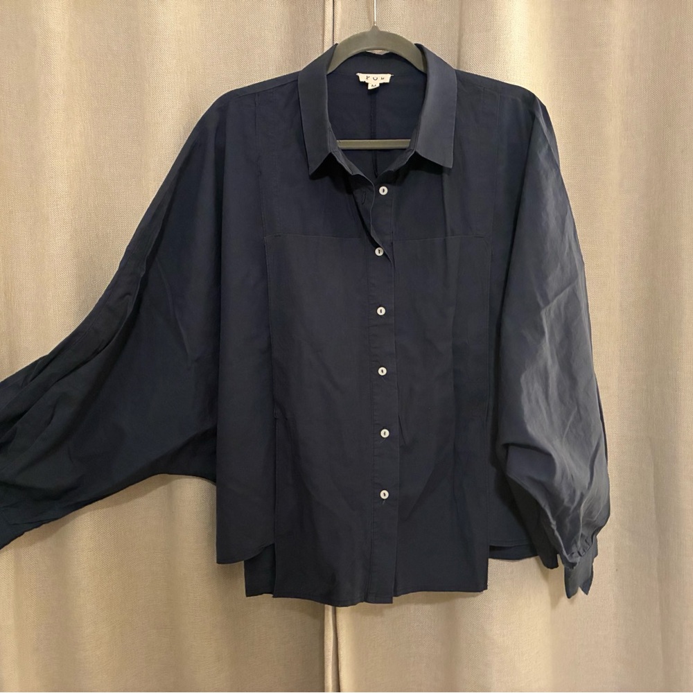 POL Midnight Blue Collared Shirt